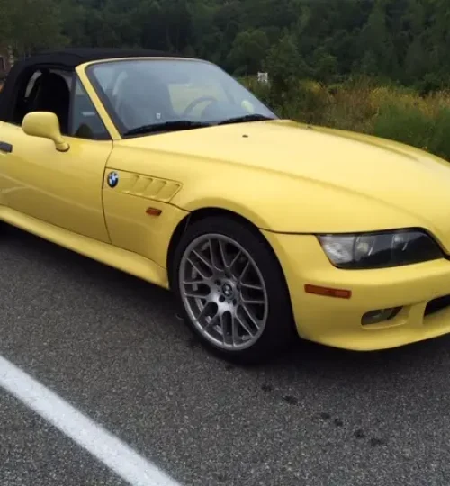 BMW Z3 dakar yellow