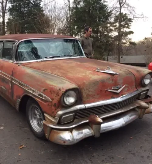 56 Chevy mustang II suspension LS conversion