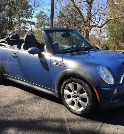 Mini cooper S supercharged manual convertible