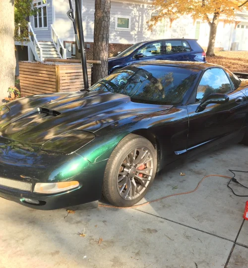 Chevy Corvette with C7 7 speed manual transaxle